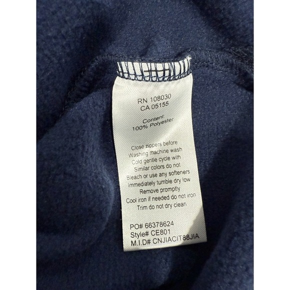 Mount Vernon Mustangs Men's Pullover. Polyester. Navy Blue. Sz M - Picture 14 of 16